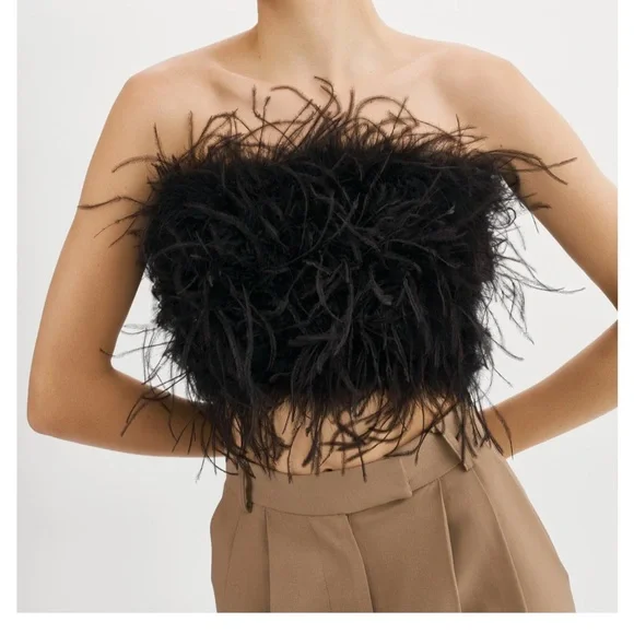 Lamarque feather bustier - Picture 2 of 2